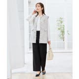 ミックスツイードペプラムジレ | a.v.v【WOMEN】 | 詳細画像5 