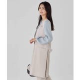 サテンサイドスリットジレ【洗える/速乾/毛玉になりにくい/イージーケア】 | a.v.v【WOMEN】 | 詳細画像11