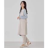 サテンサイドスリットジレ【洗える/速乾/毛玉になりにくい/イージーケア】 | a.v.v【WOMEN】 | 詳細画像13