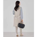 サテンサイドスリットジレ【洗える/速乾/毛玉になりにくい/イージーケア】 | a.v.v【WOMEN】 | 詳細画像15