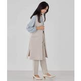 サテンサイドスリットジレ【洗える/速乾/毛玉になりにくい/イージーケア】 | a.v.v【WOMEN】 | 詳細画像17