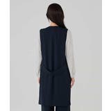 サテンサイドスリットジレ【洗える/速乾/毛玉になりにくい/イージーケア】 | a.v.v【WOMEN】 | 詳細画像24