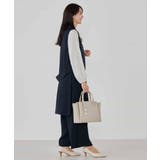 サテンサイドスリットジレ【洗える/速乾/毛玉になりにくい/イージーケア】 | a.v.v【WOMEN】 | 詳細画像7