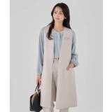 サテンサイドスリットジレ【洗える/速乾/毛玉になりにくい/イージーケア】 | a.v.v【WOMEN】 | 詳細画像8