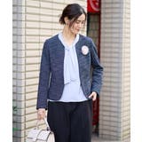 カルゼストレッチツイードキーネックジャケット | a.v.v【WOMEN】 | 詳細画像11