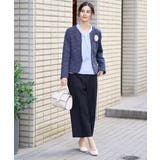 カルゼストレッチツイードキーネックジャケット | a.v.v【WOMEN】 | 詳細画像13