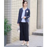 カルゼストレッチツイードキーネックジャケット | a.v.v【WOMEN】 | 詳細画像15