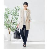 【洗える/ストレッチ/UVカット】麻調ストレッチダブルジレ | a.v.v【WOMEN】 | 詳細画像14 