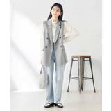 【洗える/ストレッチ/UVカット】麻調ストレッチダブルジレ | a.v.v【WOMEN】 | 詳細画像20 