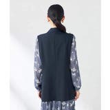 【洗える/ストレッチ/UVカット】麻調ストレッチダブルジレ | a.v.v【WOMEN】 | 詳細画像23 