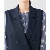 【洗える/ストレッチ/UVカット】麻調ストレッチダブルジレ | a.v.v【WOMEN】 | 詳細画像24 