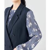 【洗える/ストレッチ/UVカット】麻調ストレッチダブルジレ | a.v.v【WOMEN】 | 詳細画像25 