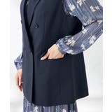 【洗える/ストレッチ/UVカット】麻調ストレッチダブルジレ | a.v.v【WOMEN】 | 詳細画像26 