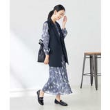 【洗える/ストレッチ/UVカット】麻調ストレッチダブルジレ | a.v.v【WOMEN】 | 詳細画像6 