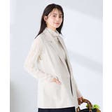 【洗える/UVカット】リネンライクストレッチダブルジレジャケット | a.v.v【WOMEN】 | 詳細画像11 