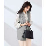 【洗える/UVカット】リネンライクストレッチダブルジレジャケット | a.v.v【WOMEN】 | 詳細画像17 