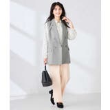 【洗える/UVカット】リネンライクストレッチダブルジレジャケット | a.v.v【WOMEN】 | 詳細画像18 