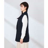 【洗える/UVカット】リネンライクストレッチダブルジレジャケット | a.v.v【WOMEN】 | 詳細画像23 