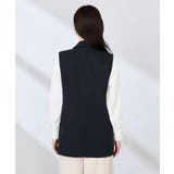 【洗える/UVカット】リネンライクストレッチダブルジレジャケット | a.v.v【WOMEN】 | 詳細画像24 