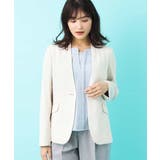 【洗える】Vネックジャケット | a.v.v【WOMEN】 | 詳細画像1