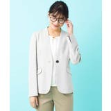 【洗える】Vネックジャケット | a.v.v【WOMEN】 | 詳細画像2