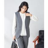 ツイード調ペプラムジレ | a.v.v【WOMEN】 | 詳細画像14