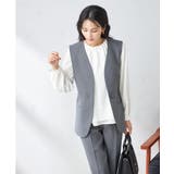 ツイード調ペプラムジレ | a.v.v【WOMEN】 | 詳細画像15