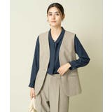 ツイード調ペプラムジレ | a.v.v【WOMEN】 | 詳細画像7