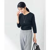VネックスムースTシャツ | a.v.v【WOMEN】 | 詳細画像11 