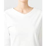 VネックスムースTシャツ | a.v.v【WOMEN】 | 詳細画像19 