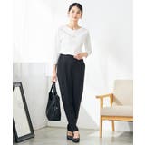 VネックスムースTシャツ | a.v.v【WOMEN】 | 詳細画像3 