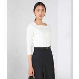 スクエアネックスムースTシャツ | a.v.v【WOMEN】 | 詳細画像3