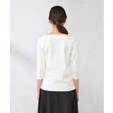 スクエアネックスムースTシャツ | a.v.v【WOMEN】 | 詳細画像30