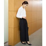 【洗える/イージーケア】ダブルクロスワイドストレートパンツ | a.v.v【WOMEN】 | 詳細画像65