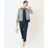 【洗える イージーケア】サテンストレッチスリムテーパードパンツ【セットアップ対応… | a.v.v【WOMEN】 | 詳細画像16 