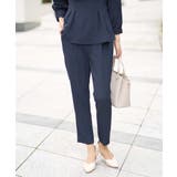 【洗える イージーケア】サテンストレッチスリムテーパードパンツ【セットアップ対応… | a.v.v【WOMEN】 | 詳細画像2 