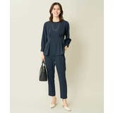 【洗える イージーケア】サテンストレッチスリムテーパードパンツ【セットアップ対応… | a.v.v【WOMEN】 | 詳細画像21 