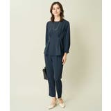 【洗える イージーケア】サテンストレッチスリムテーパードパンツ【セットアップ対応… | a.v.v【WOMEN】 | 詳細画像23 