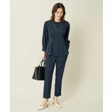 【洗える イージーケア】サテンストレッチスリムテーパードパンツ【セットアップ対応… | a.v.v【WOMEN】 | 詳細画像24 