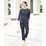 【洗える イージーケア】サテンストレッチスリムテーパードパンツ【セットアップ対応… | a.v.v【WOMEN】 | 詳細画像8 