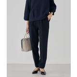 【洗える/ストレッチ/セットアップ対応】ダブルクロステーパードパンツ | a.v.v【WOMEN】 | 詳細画像2