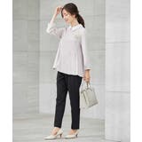 【洗える/ストレッチ/セットアップ対応】ダブルクロステーパードパンツ | a.v.v【WOMEN】 | 詳細画像30