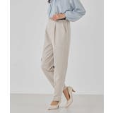 【洗える/ストレッチ/セットアップ対応】ダブルクロステーパードパンツ | a.v.v【WOMEN】 | 詳細画像7