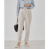 【洗える/ストレッチ/セットアップ対応】ダブルクロステーパードパンツ | a.v.v【WOMEN】 | 詳細画像8