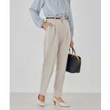 【洗える/ストレッチ/セットアップ対応】ダブルクロステーパードパンツ | a.v.v【WOMEN】 | 詳細画像9