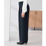 【洗える/ストレッチ/セットアップ対応】ダブルクロスワイドパンツ | a.v.v【WOMEN】 | 詳細画像11 