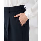 【洗える/ストレッチ/セットアップ対応】ダブルクロスワイドパンツ | a.v.v【WOMEN】 | 詳細画像14 