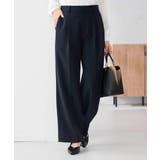 【洗える/ストレッチ/セットアップ対応】ダブルクロスワイドパンツ | a.v.v【WOMEN】 | 詳細画像21 