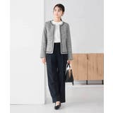 【洗える/ストレッチ/セットアップ対応】ダブルクロスワイドパンツ | a.v.v【WOMEN】 | 詳細画像24 