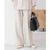 【洗える/ストレッチ/セットアップ対応】ダブルクロスワイドパンツ | a.v.v【WOMEN】 | 詳細画像27 